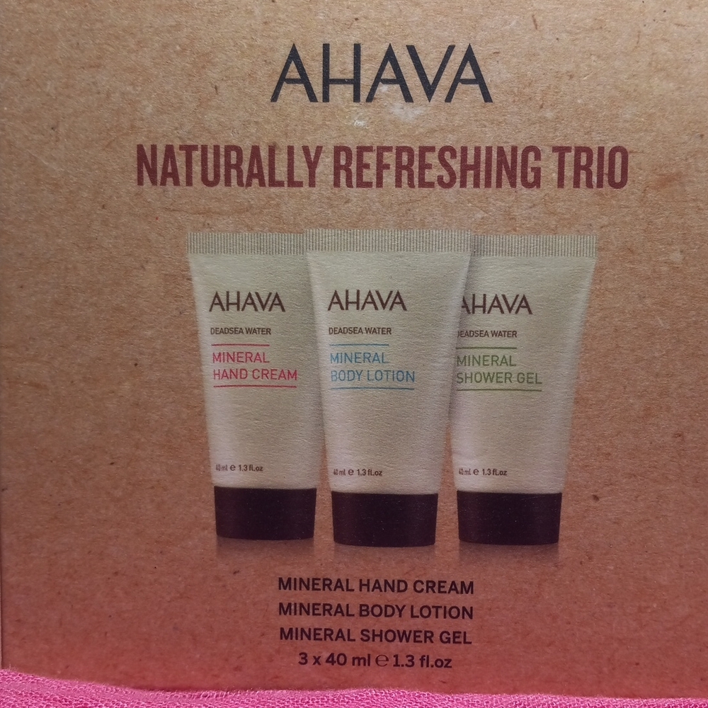 AHAVA ❤ LOVE THE EARTH LOVE YOUR SKIN TRIO SET ❤